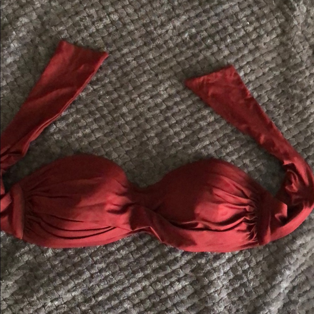 Vitamin A Gold collection bandeau bikini top
